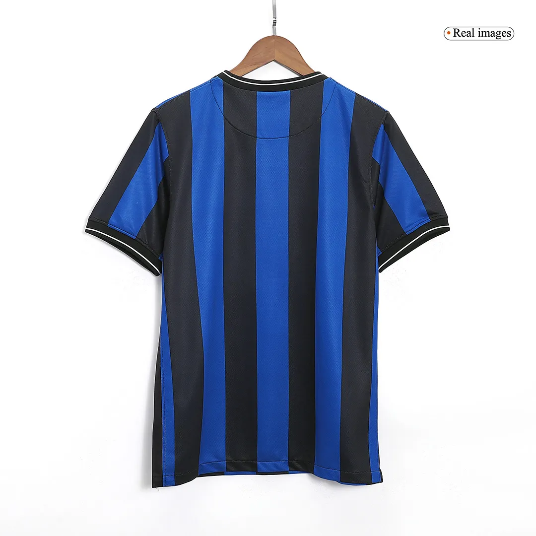 Inter Milan 2009-10 Home Shirt in blue, black view 4