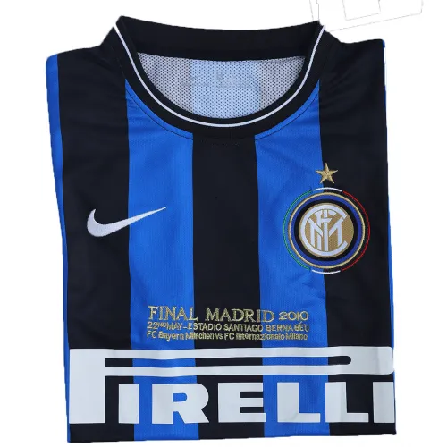 Inter Milan 2010 Champions League Final Home Shirt in blue, black view 5