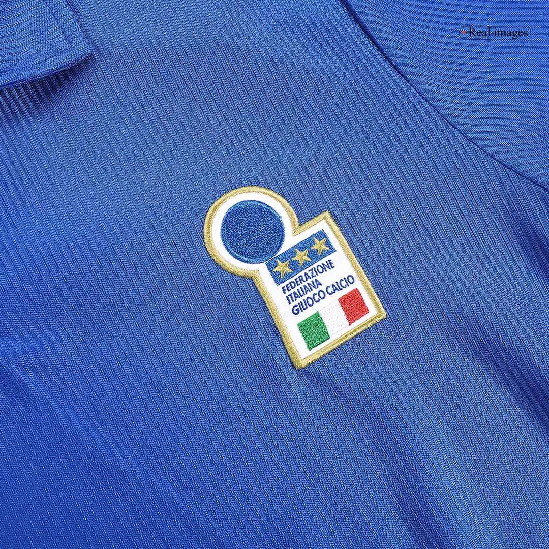 Italy 1998 World Cup Home Shirt – Baggio 18 in blue, white view 5