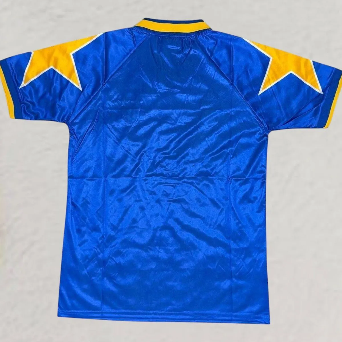 Juventus 1995-96 Away Shirt in blue, gold view 2