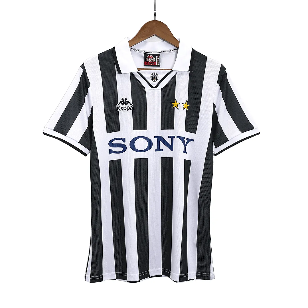 Juventus 1996-97 Home Shirt in black, white view 3