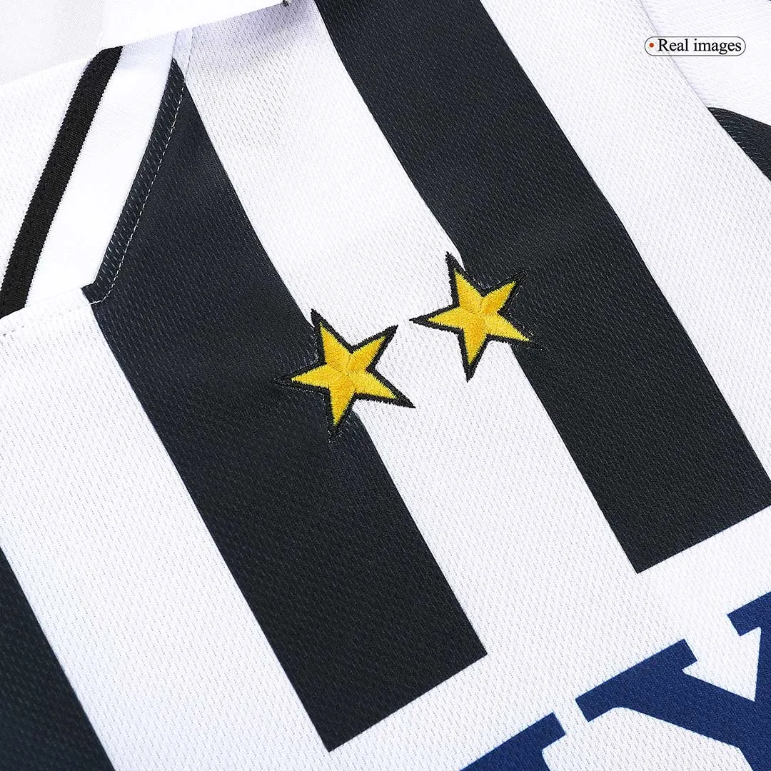 Juventus 1996-97 Home Shirt in black, white view 5