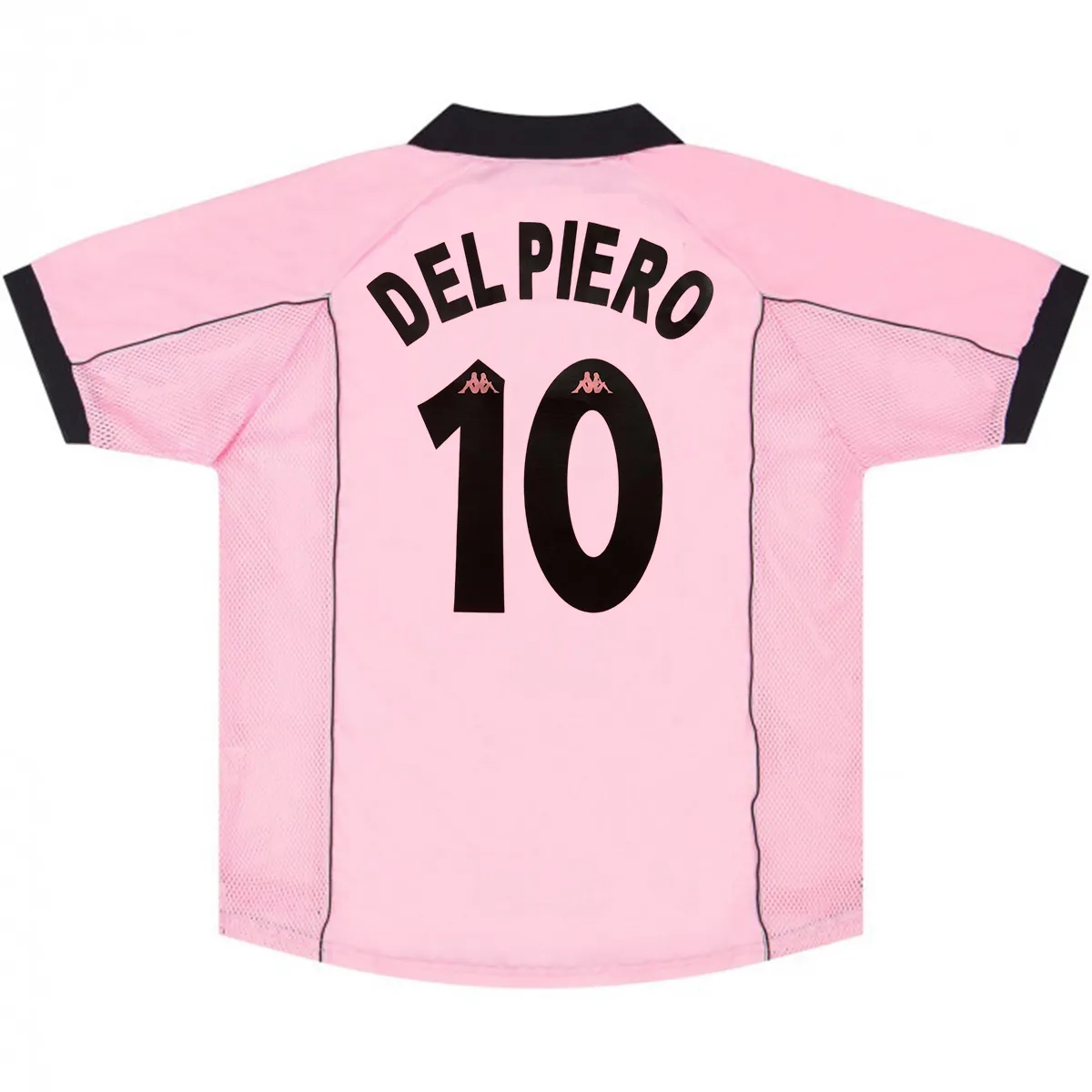 Juventus 1997-98 Away Shirt – Del Piero 10 in pink, black