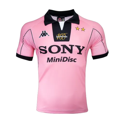 Juventus 1997-98 Away Shirt – Del Piero 10 in pink, black view 3