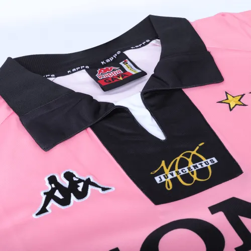 Juventus 1997-98 Away Shirt – Del Piero 10 in pink, black view 5