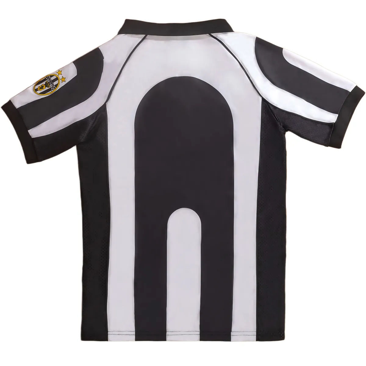 Juventus 1997-98 Home Shirt in black, white view 2