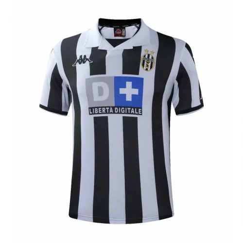 Juventus 1999-2000 Home Shirt in black, white view 3