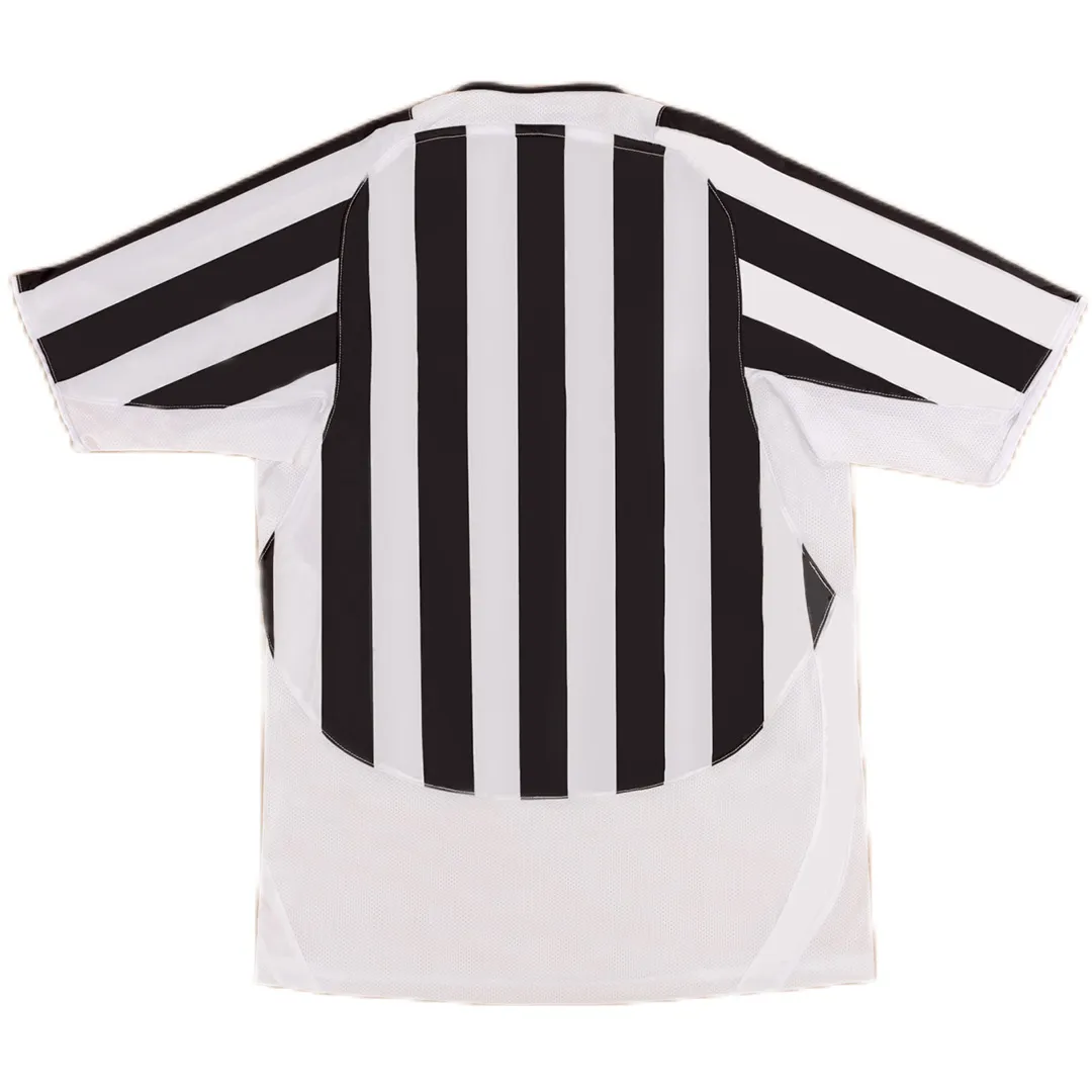 Juventus 2003-04 Home Shirt in black, white view 2