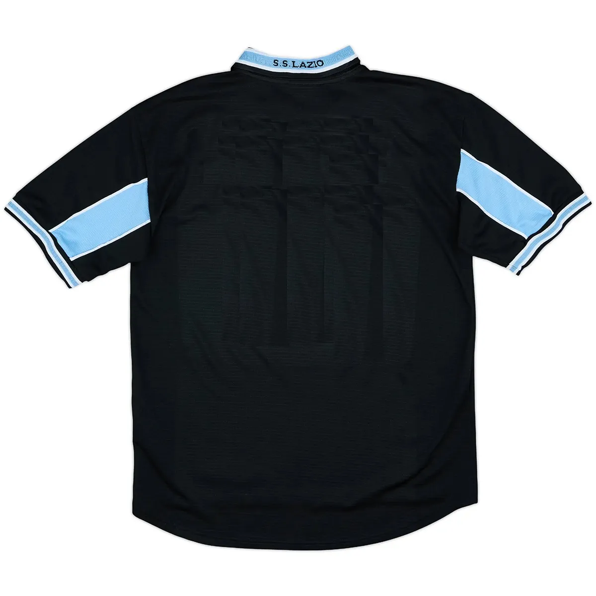 Lazio 1998-2000 Away Shirt in black, sky blue view 2