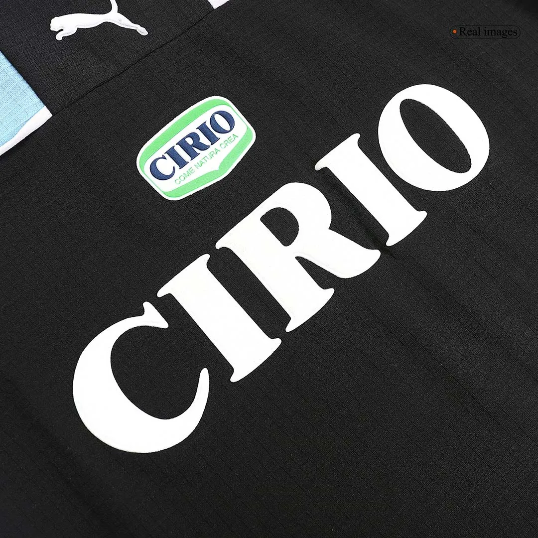 Lazio 1998-2000 Away Shirt in black, sky blue view 5