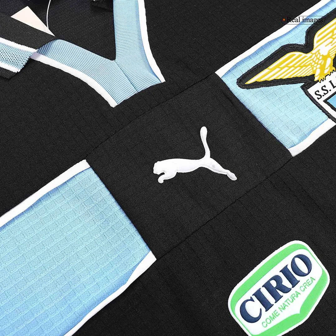 Lazio 1998-2000 Away Shirt – Nedved 18 in black, sky blue view 5
