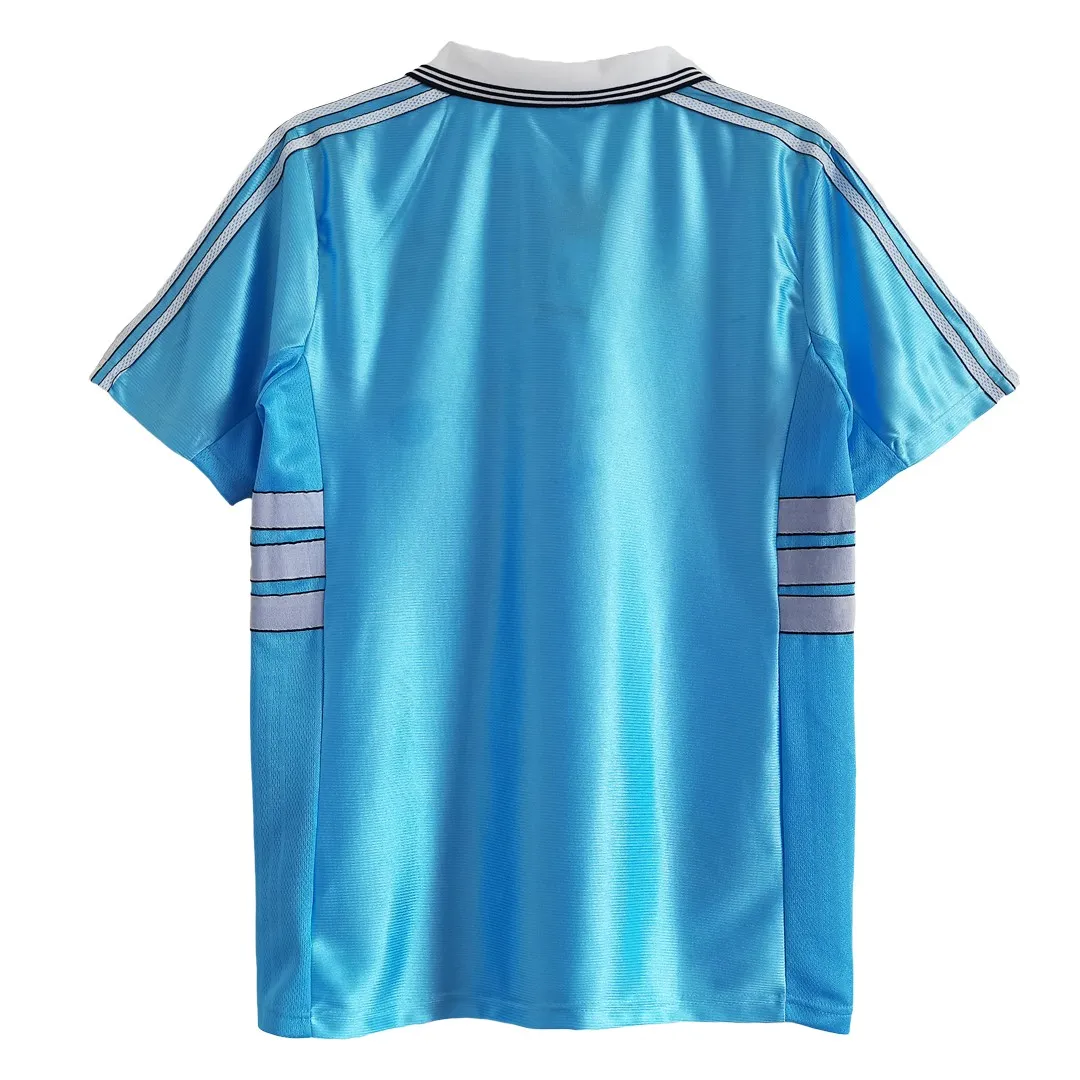Marseille 1998-99 Away Shirt in sky blue, white view 3