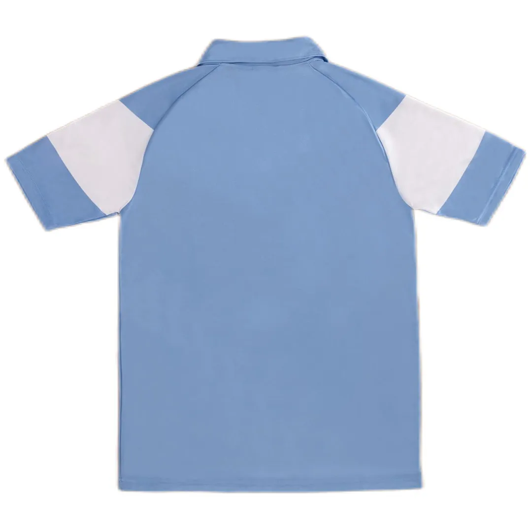 Napoli 1990-91 Home Shirt in sky blue, white view 2