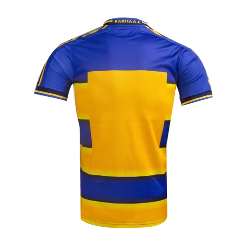 Parma 2001-02 Home Shirt in yellow, blue view 3