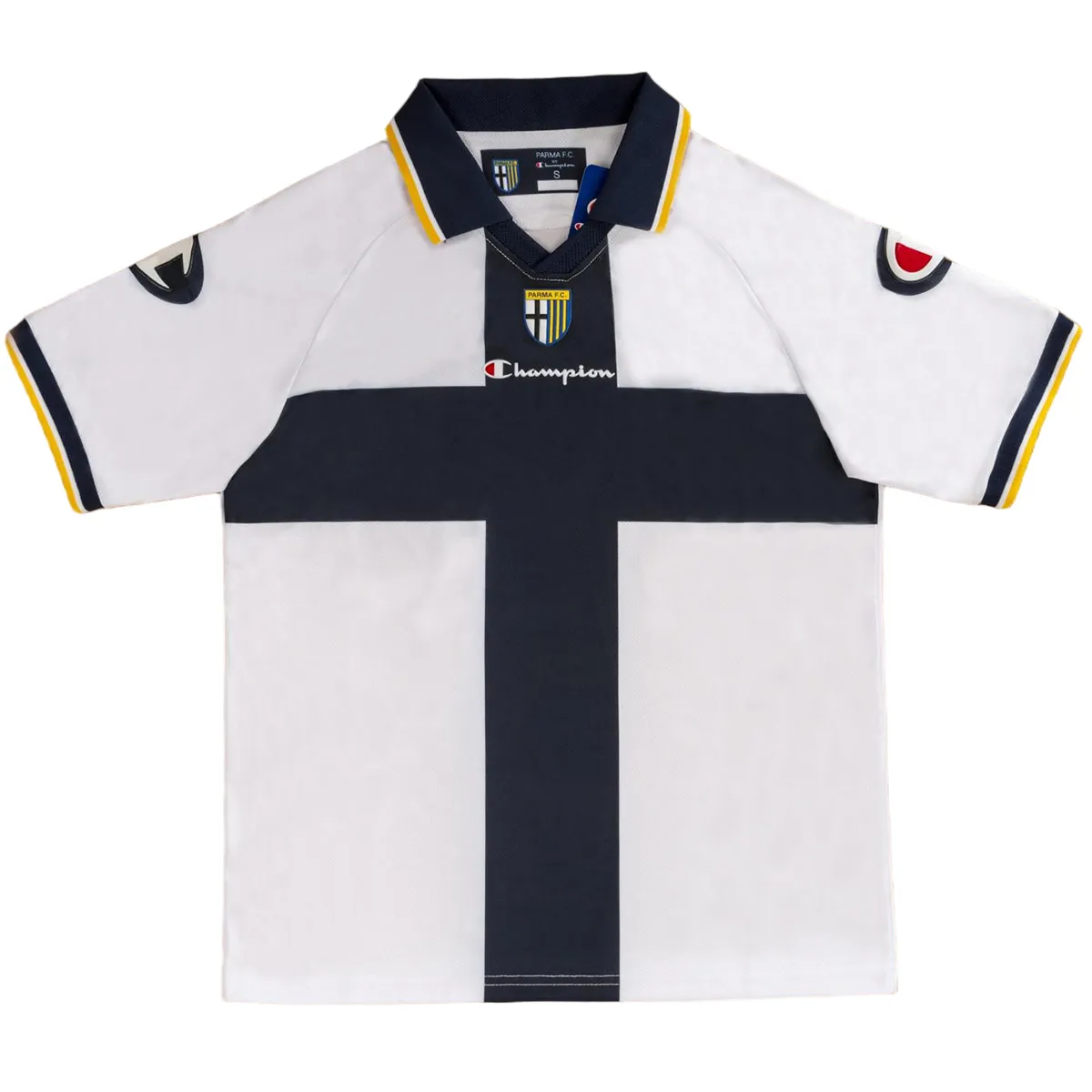 Parma 2005-06 Home Shirt in white, navy