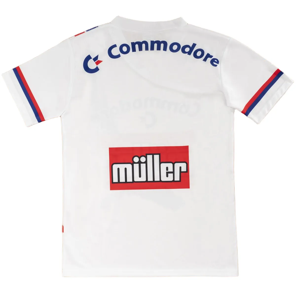PSG 1991-92 Away Shirt in white, blue, red view 2