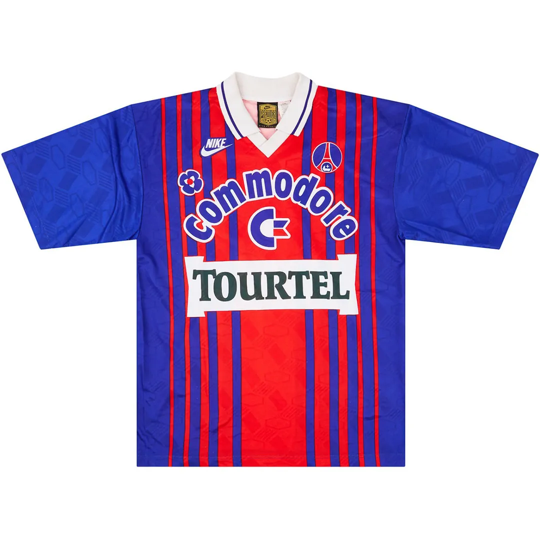 PSG 1993-94 Home Shirt in blue, red