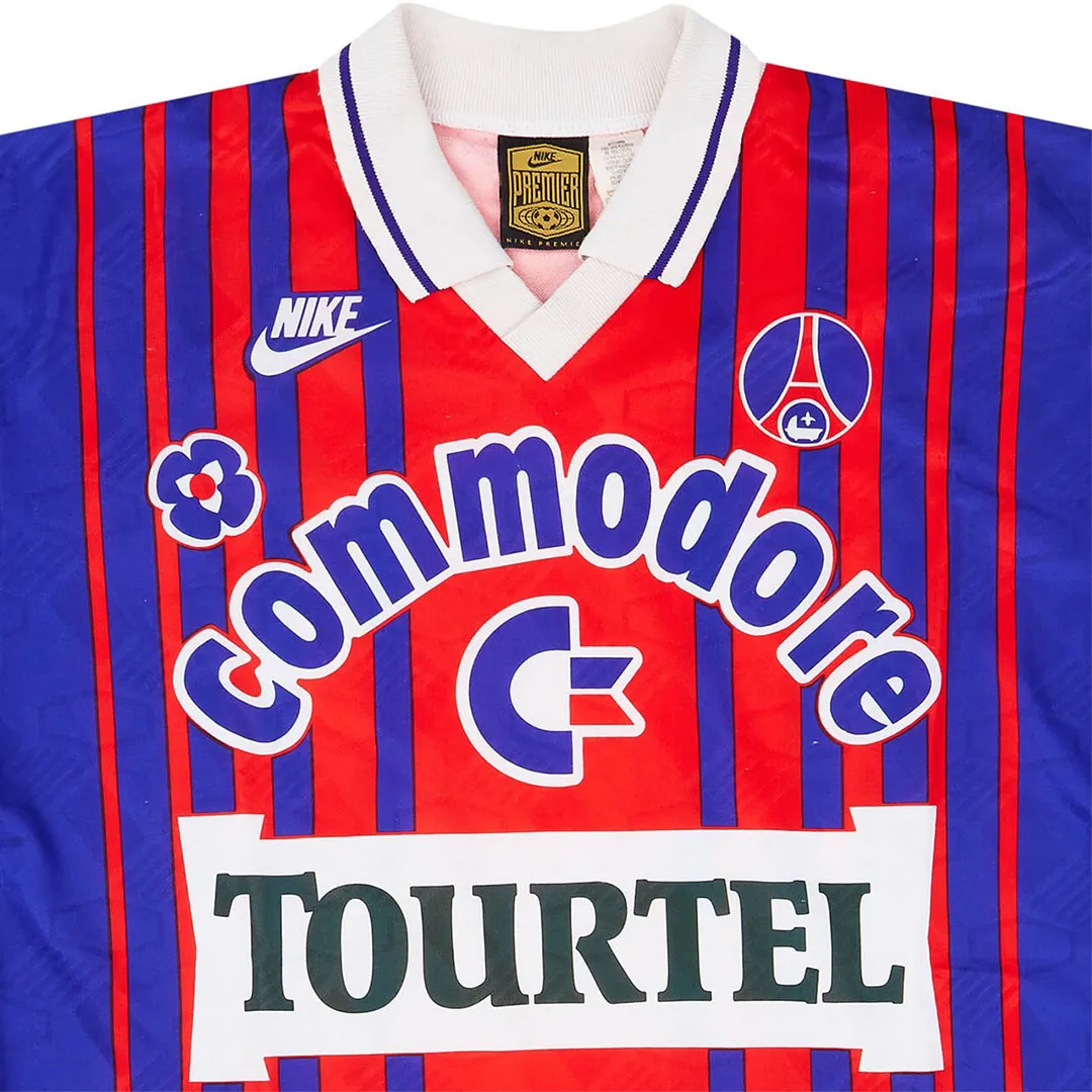 PSG 1993-94 Home Shirt in blue, red view 3