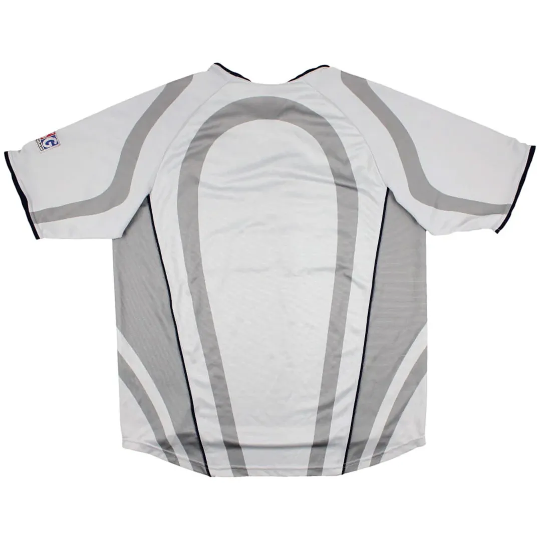 PSG 2001-02 Away Shirt in grey, white view 2