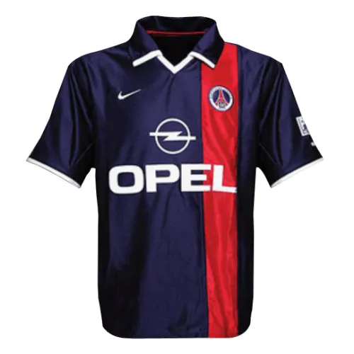 PSG 2001-02 Home Shirt in navy, red view 3