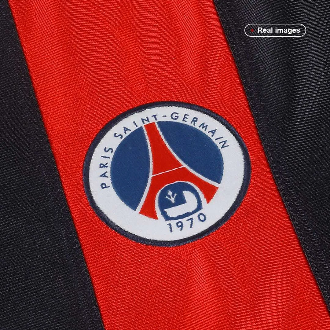 PSG 2001-02 Home Shirt in navy, red view 5