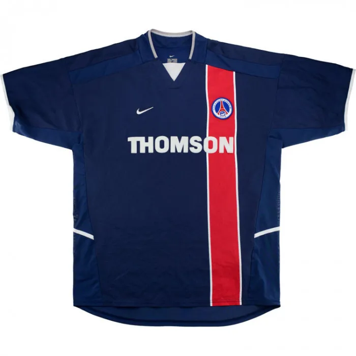 PSG 2002-03 Home Shirt – Ronaldinho 10 in navy, red view 3