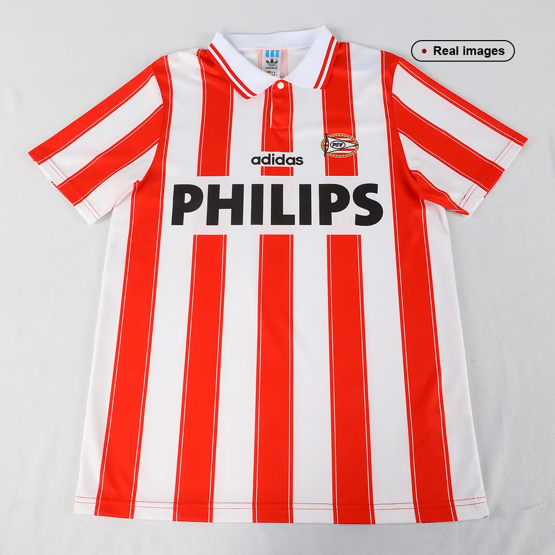 PSV Eindhoven 1994-95 Home Shirt – Number 9 in red, white view 3
