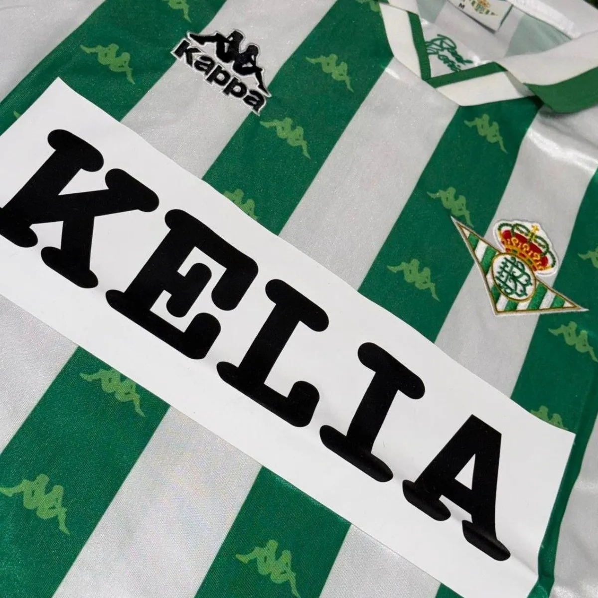 Real Betis 1995-97 Home Shirt in green, white view 4