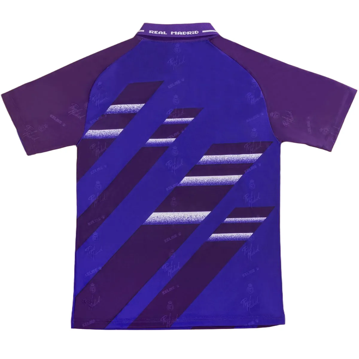 Real Madrid 1994-96 Away Shirt in purple, white view 2