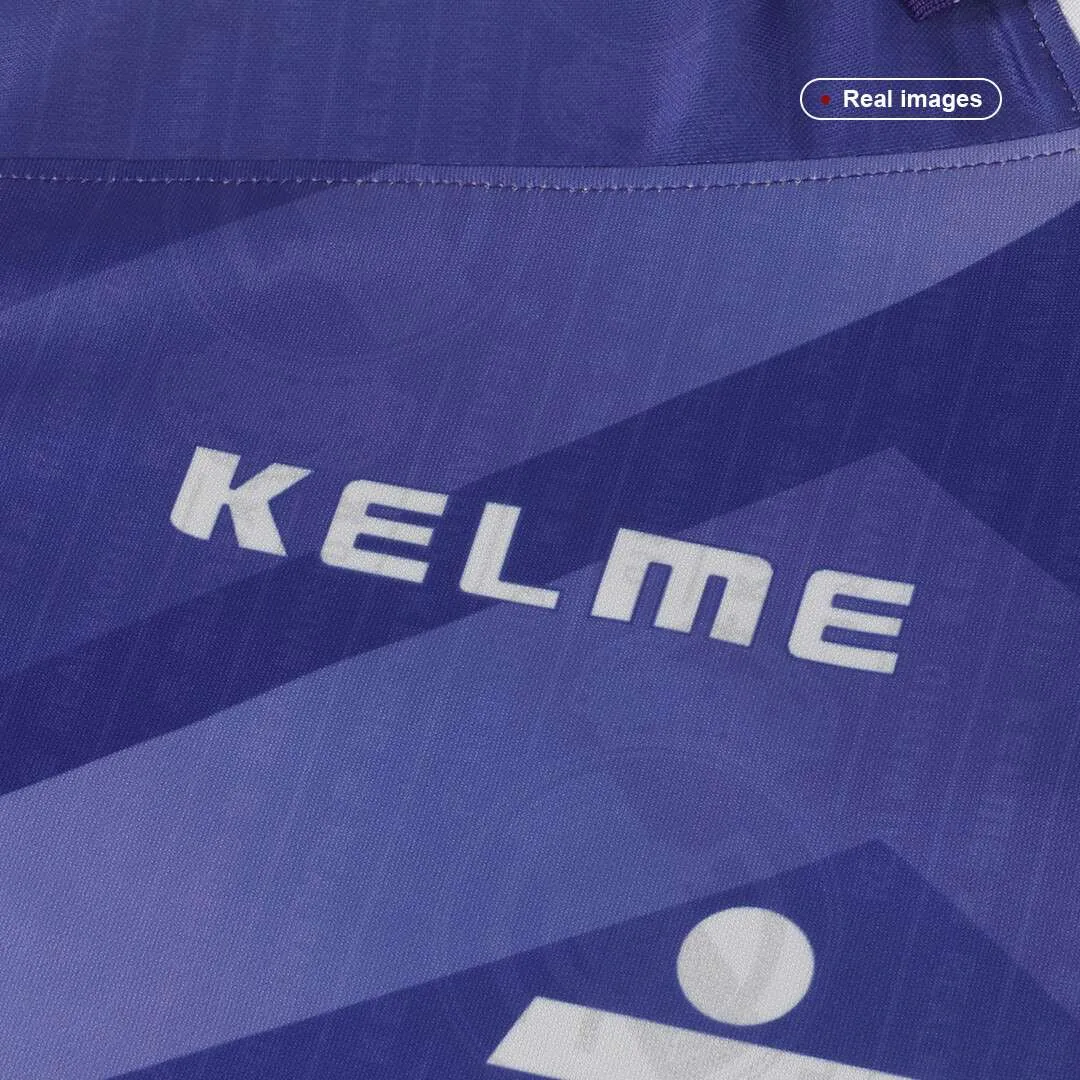 Real Madrid 1996-97 Away Shirt in purple, white view 3