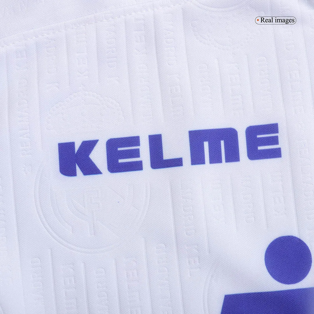 Real Madrid 1996-97 Home Shirt in white, purple view 3