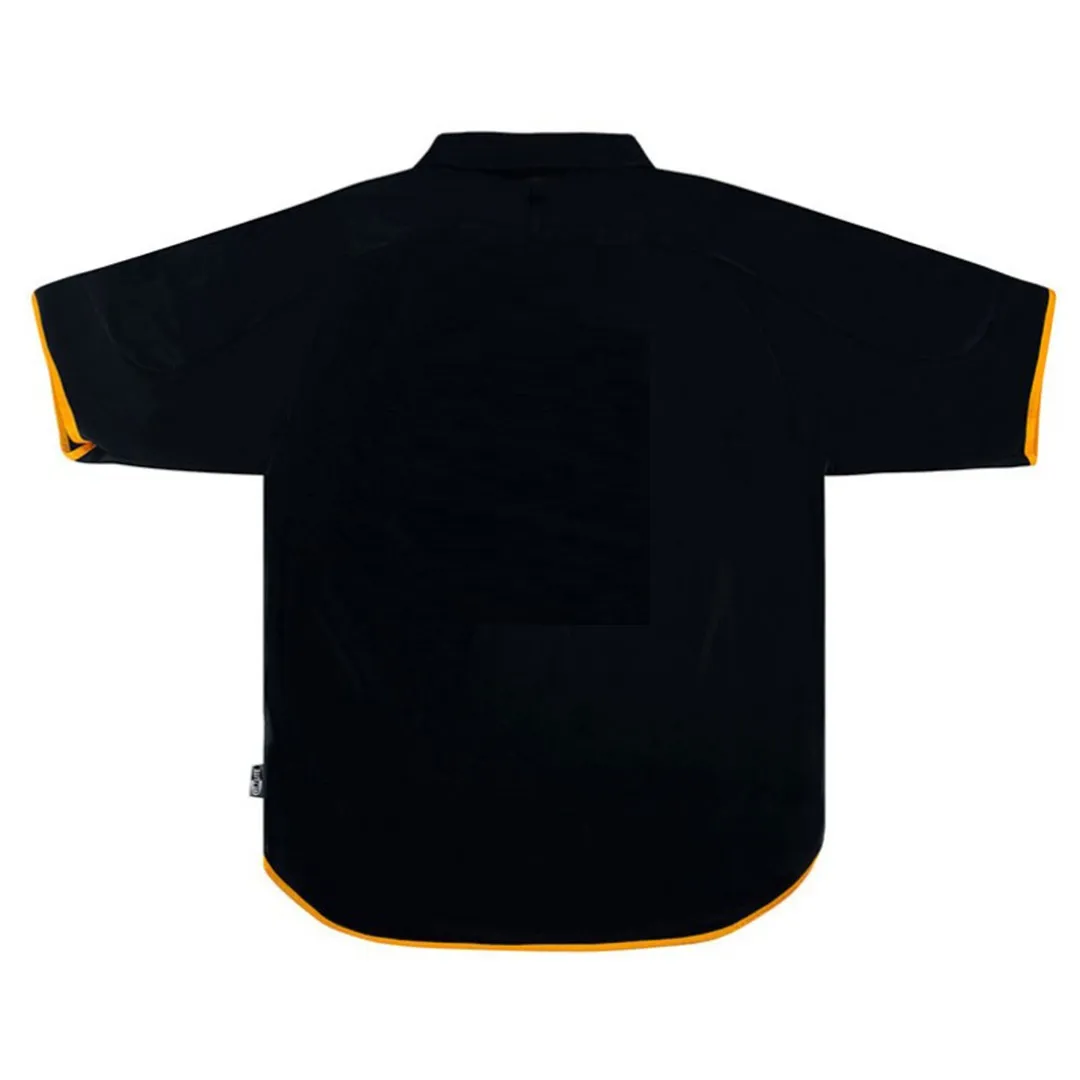 Real Madrid 1999-2001 Away Shirt in black, yellow view 2