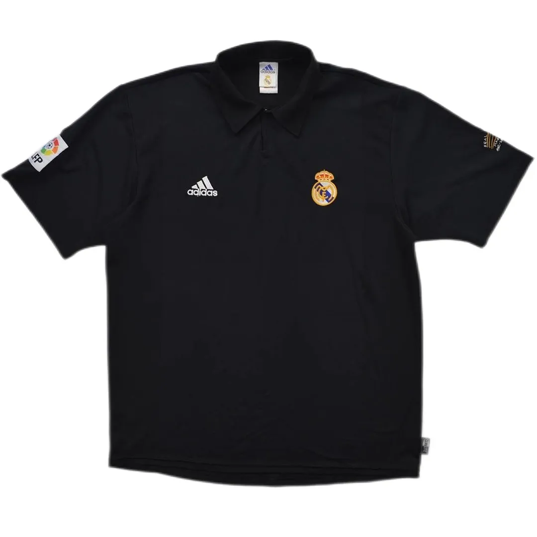 Real Madrid 2002-03 Centenary Away Shirt in black