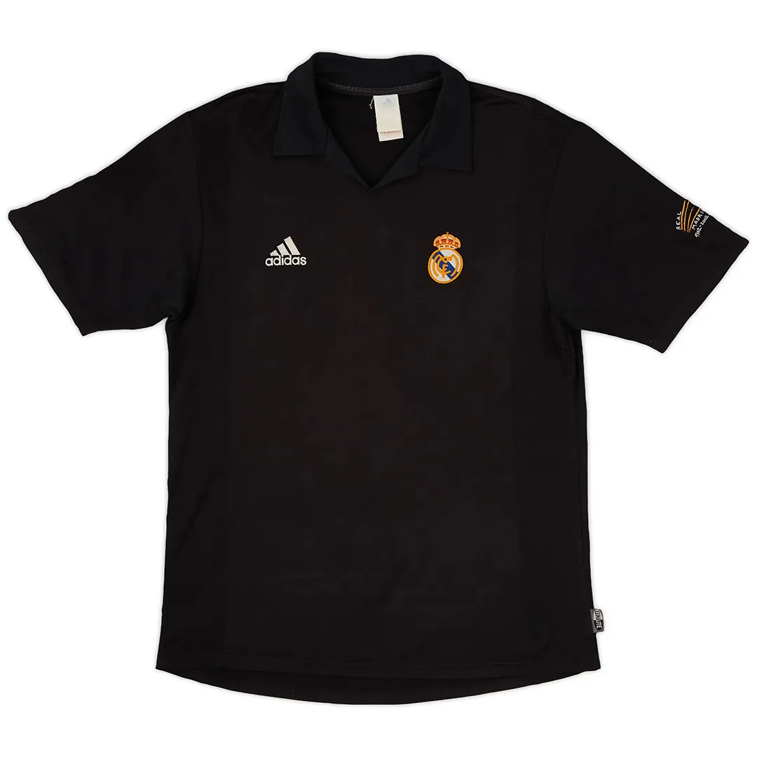 Real Madrid 2002-03 Centenary Away Shirt – Ronaldo 11 in black view 2