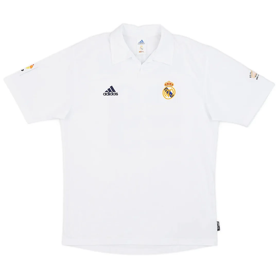 Real Madrid 2002-03 Centenary Home Shirt in white