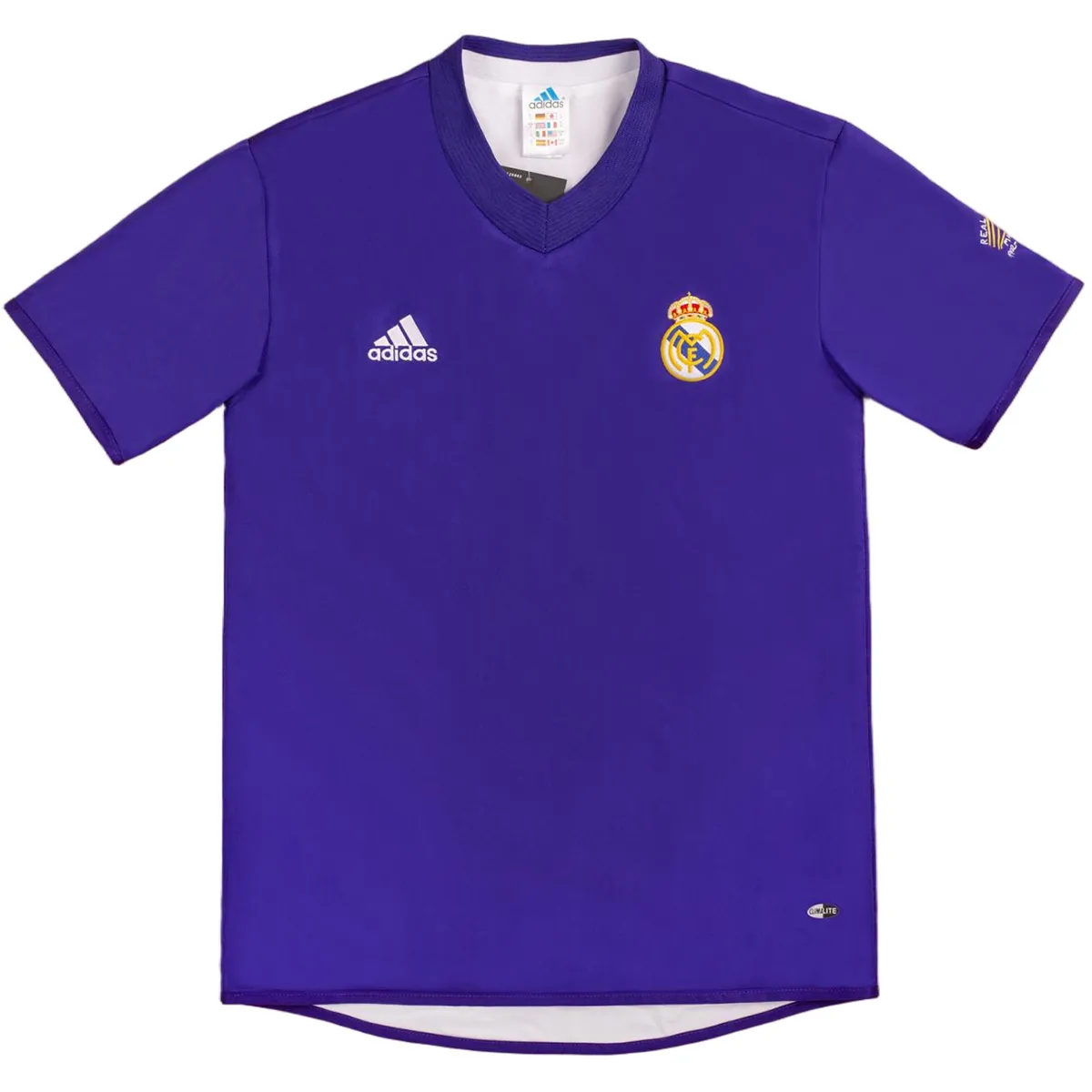 Real Madrid 2002-03 Centenary Third Shirt in purple