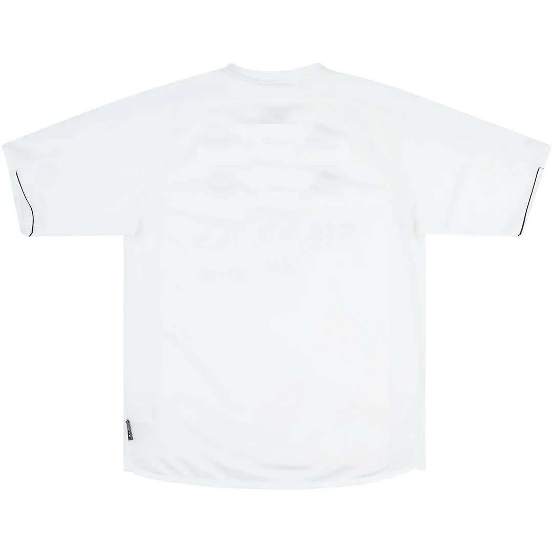Real Madrid 2003-04 Home Shirt in white, black view 2