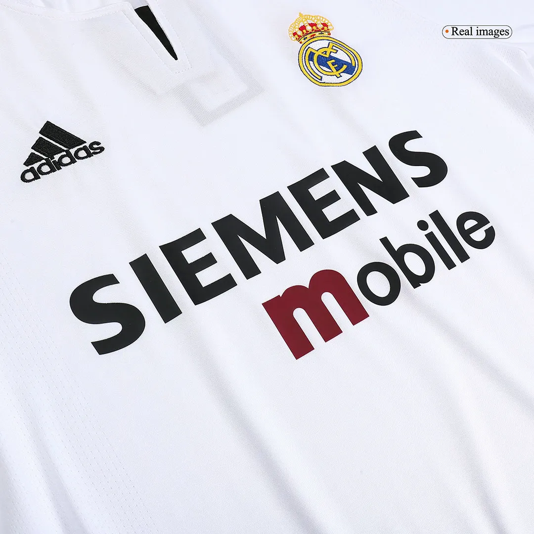 Real Madrid 2003-04 Home Shirt – Ronaldo 9 in white, black view 5