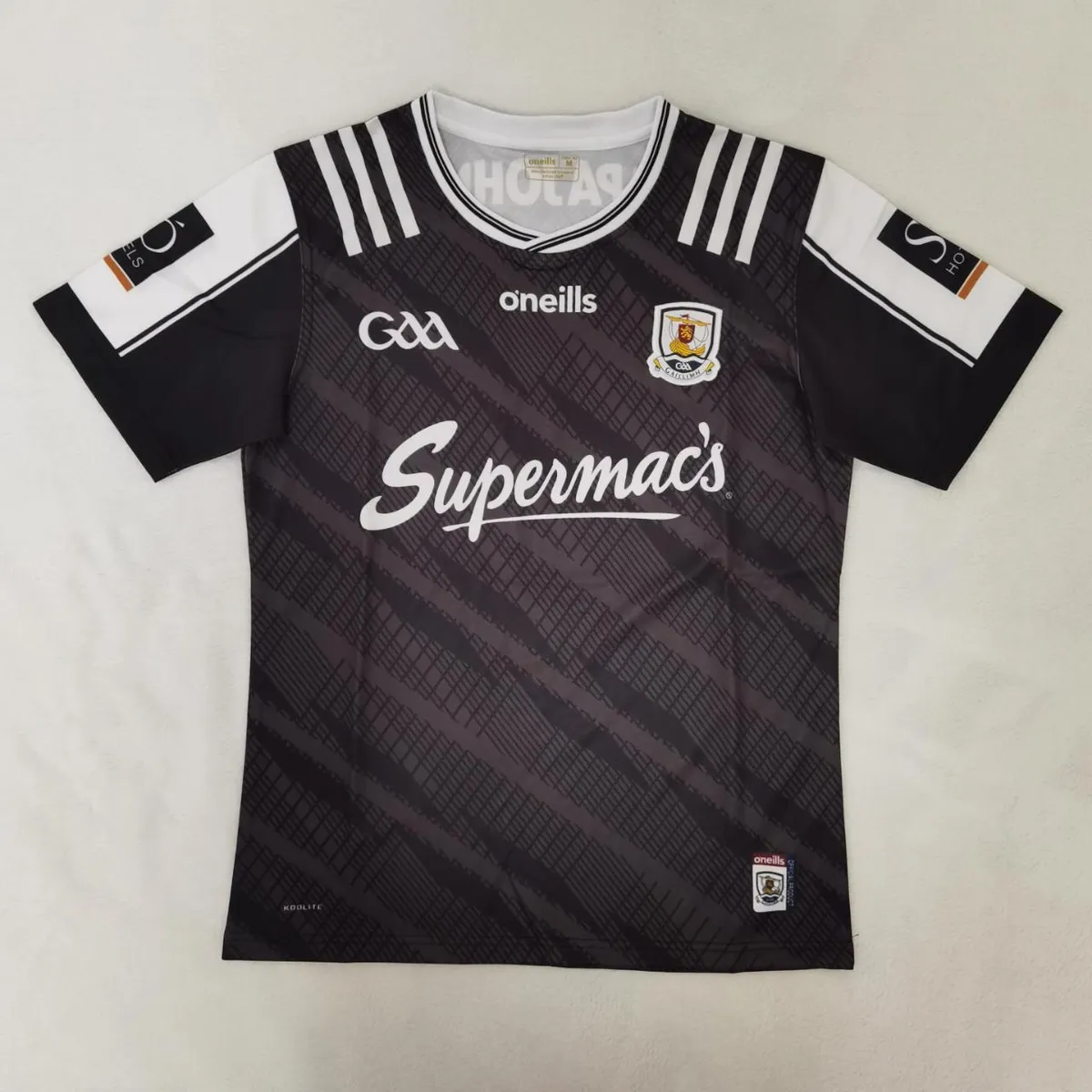 Galway GAA Goalkeeper Jersey (Black & White) in black, white