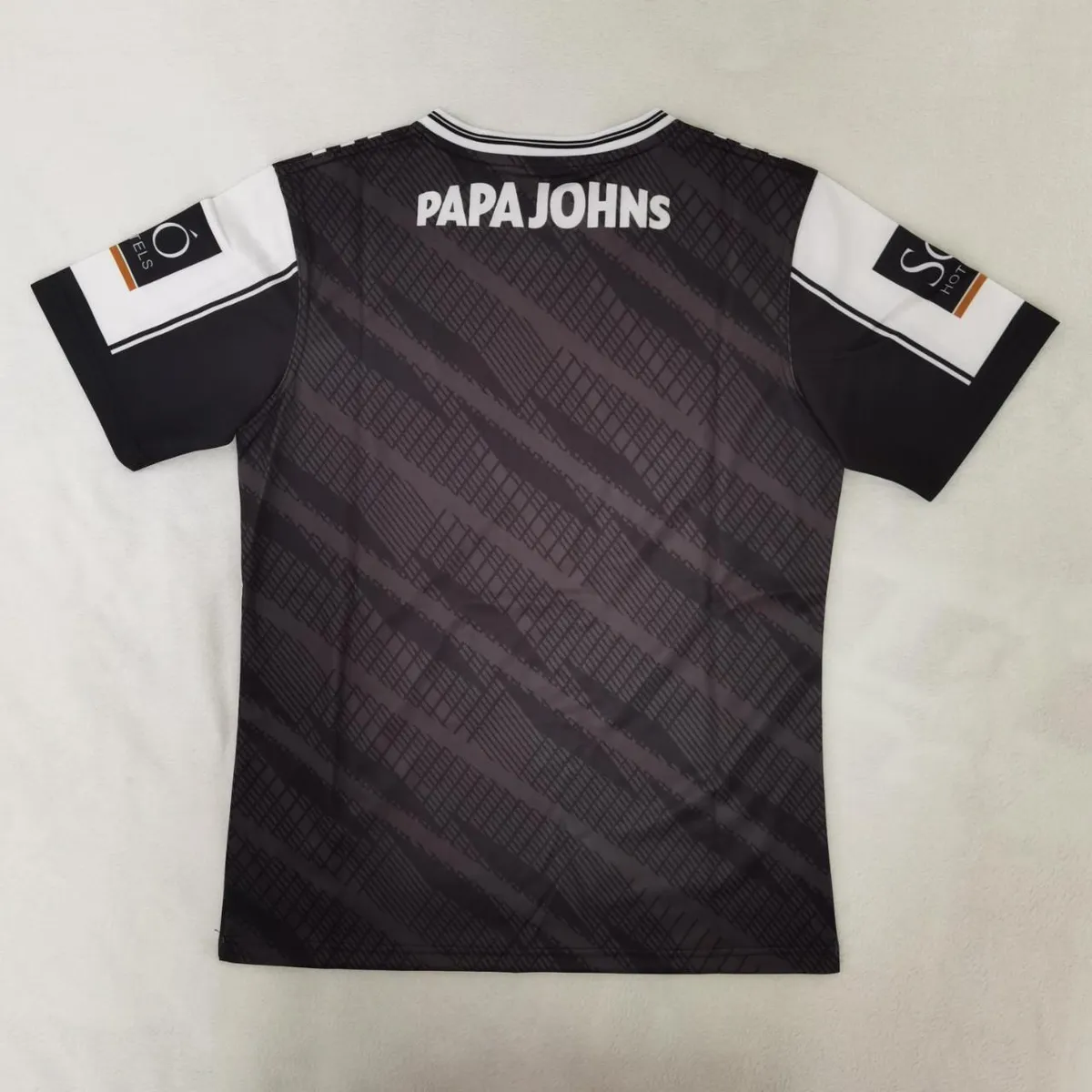 Galway GAA Goalkeeper Jersey (Black & White) in black, white view 2
