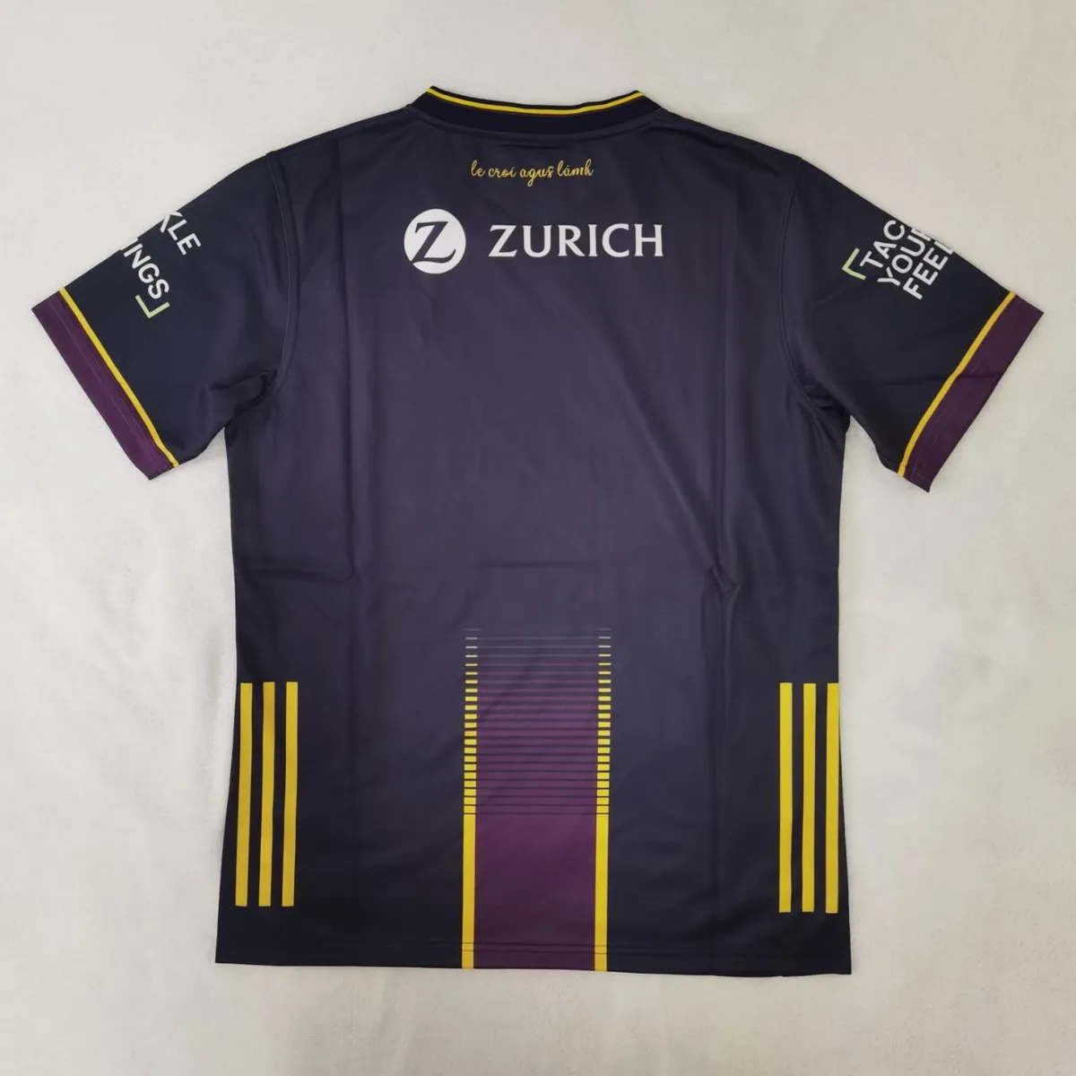 Wexford GAA Away Jersey in navy, purple, yellow view 2