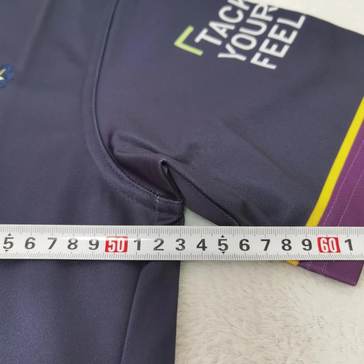 Wexford GAA Away Jersey in navy, purple, yellow view 3