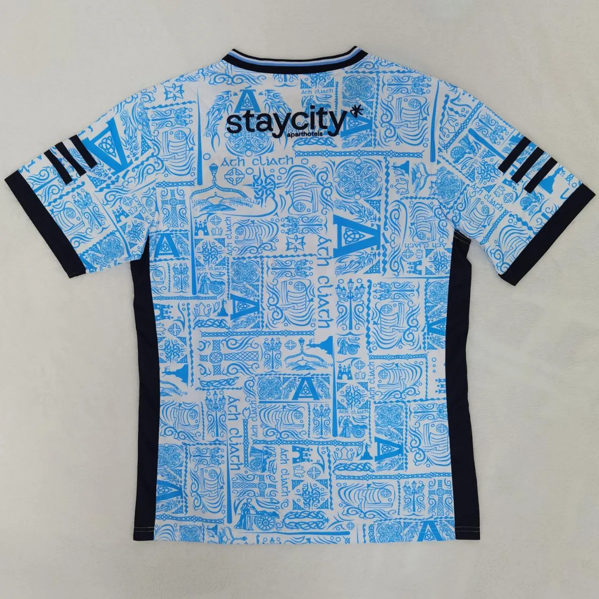 Dublin GAA Away Jersey in sky blue, navy, white view 2