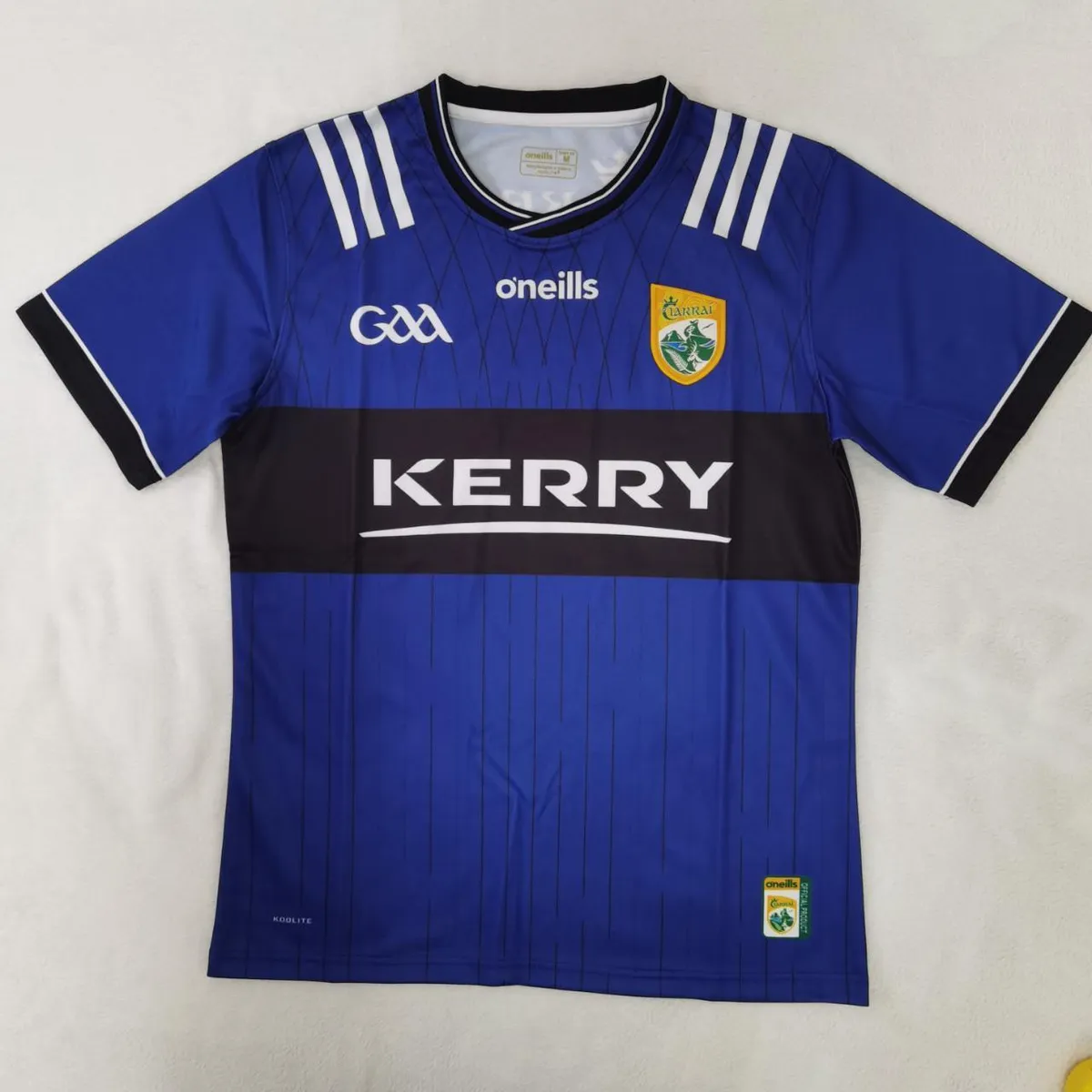 Kerry GAA Away Jersey in royal blue, navy, white