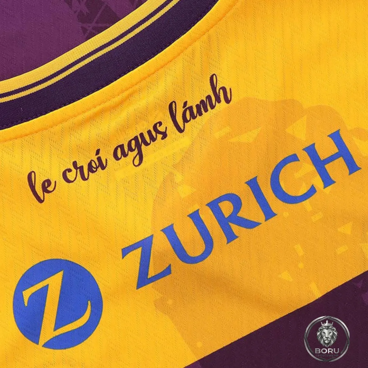 Wexford GAA 2026 Home Jersey in purple, gold view 3