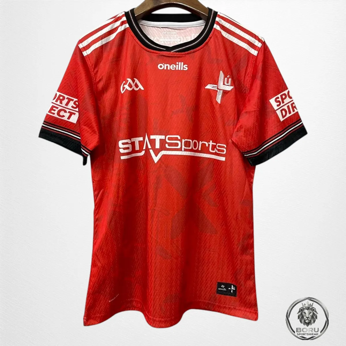 Louth GAA 2026 Home Jersey in red, black, white