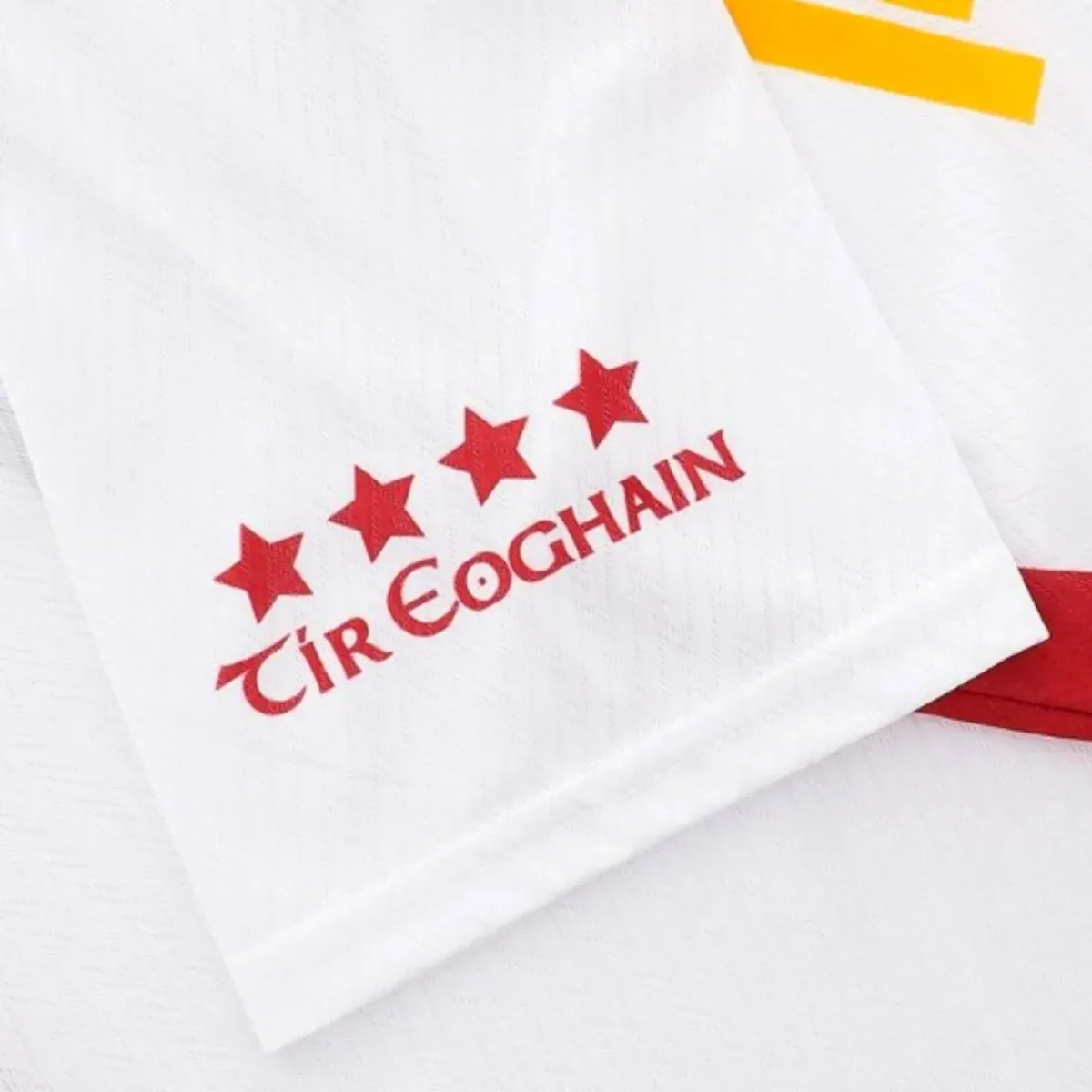 Tyrone GAA 2026 Home Jersey in white, red view 3