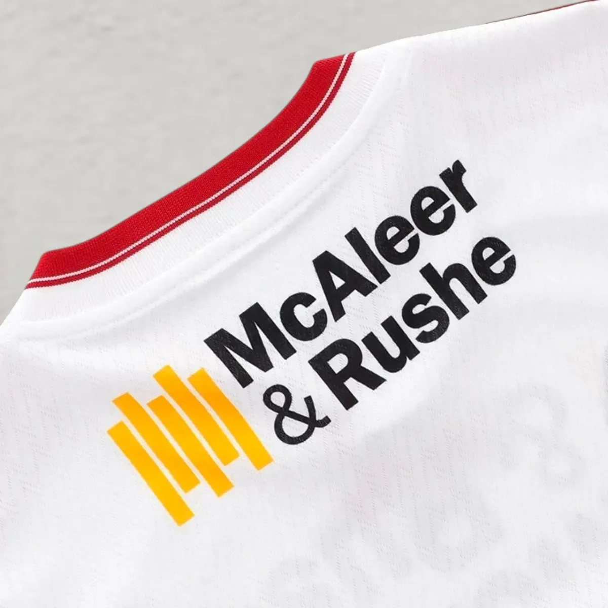Tyrone GAA 2026 Home Jersey in white, red view 4