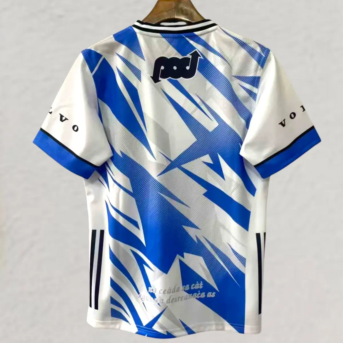 Clare GAA 2025 Alternative Goalkeeper Jersey in white, blue, navy view 2