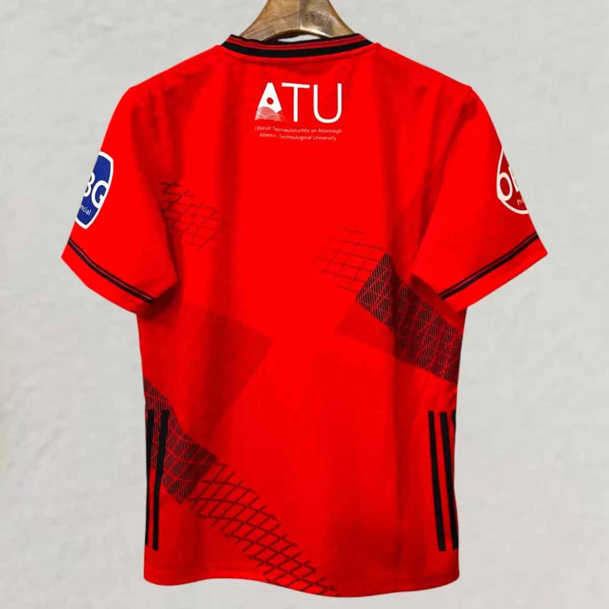 Sligo GAA 2025 Goalkeeper Jersey in red, black view 2